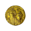 SOLIDUS OR CONSTANS II ET SON FILS CONSTANTINE IV