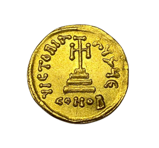 SOLIDUS OR CONSTANS II ET SON FILS CONSTANTINE IV