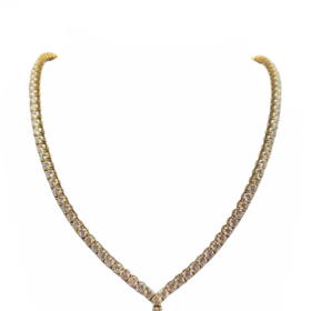 Collier rivière or jaune 18K et environ 12 carats — photo 1