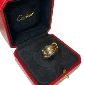 BAGUE CARTIER TRINITY GRAND MODELE OR 18K (T.55) — photo 6