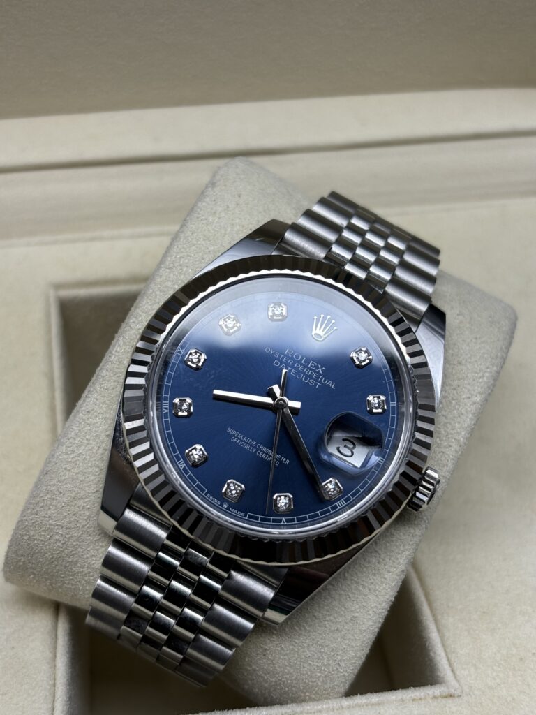 Rolex Datejust 41 Blue Jubilee Diamond 12 800 € N°. de réf.: 126334