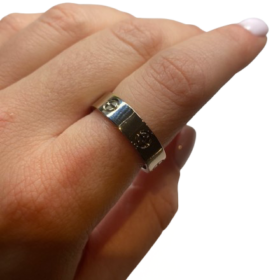 Bague Cartier Love Classique or blanc 18K (T.62) — photo 6