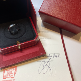 Bague Cartier Love PM or blanc 18K (t.55) — photo 5