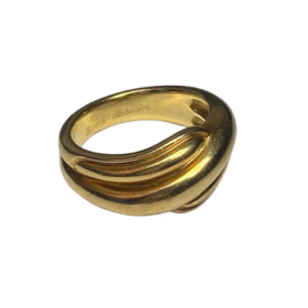 BAGUE RENE BOIVIN OR JAUNE 18K (T.52) — photo 1