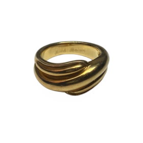 BAGUE RENE BOIVIN OR JAUNE 18K (T.52) — photo 3