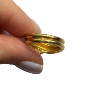BAGUE RENE BOIVIN OR JAUNE 18K (T.52) — photo 5