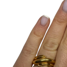 BAGUE RENE BOIVIN OR JAUNE 18K (T.52) — photo 6
