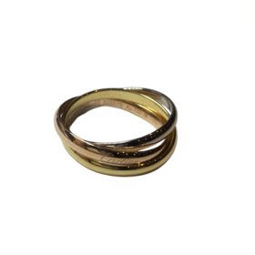 BAGUE CARTIER TRINITY PM OR 18K (T.55) — photo 1