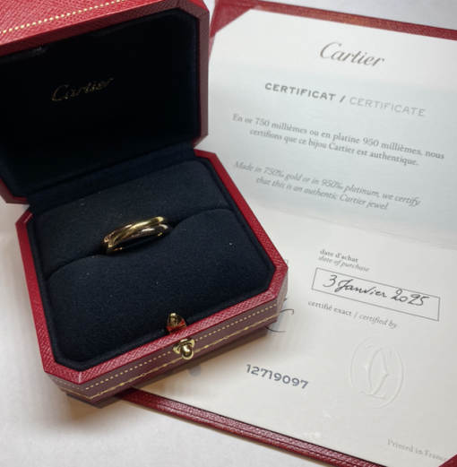 BAGUE CARTIER TRINITY PM OR 18K (T.55)
