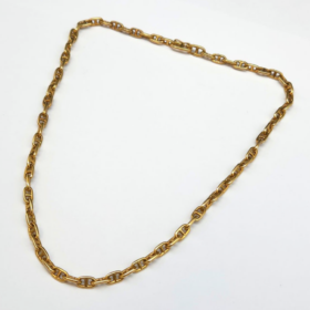Collier Hermès Paris Vintage Chaine d'ancre Or jaune 18K — photo 2
