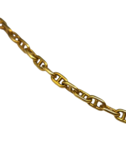 Collier Hermès Paris Vintage Chaine d’ancre Or jaune 18K