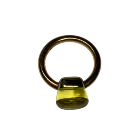 BAGUE POMELLATO NUDO OR 18K ET QUARTZ (T.52) — photo 4