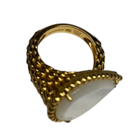 Bague Boucheron Serpent de Bohème or 18K et nacre (T.53) — photo 3