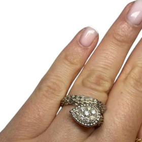 Bague Boucheron Serpent de Bohème S or 18K et diamants (T.51) — photo 5