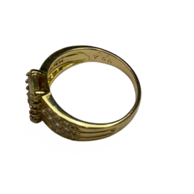 Bague Van Cleef & Arpels Vintage or et diamants (T.54) — photo 3