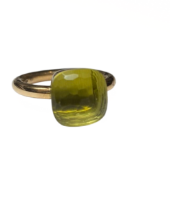 BAGUE POMELLATO NUDO OR 18K ET QUARTZ (T.50)
