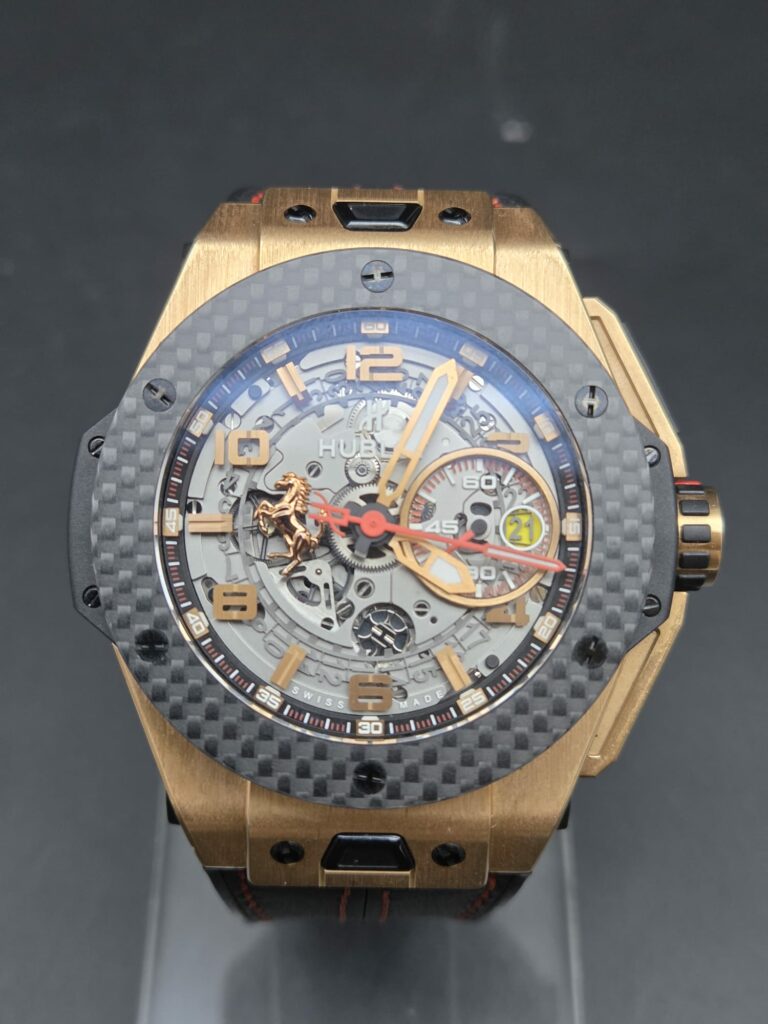 Hublot Big Bang Ferrari 19 500 € réf.: 401.OQ.0123.VR Full Set 2013