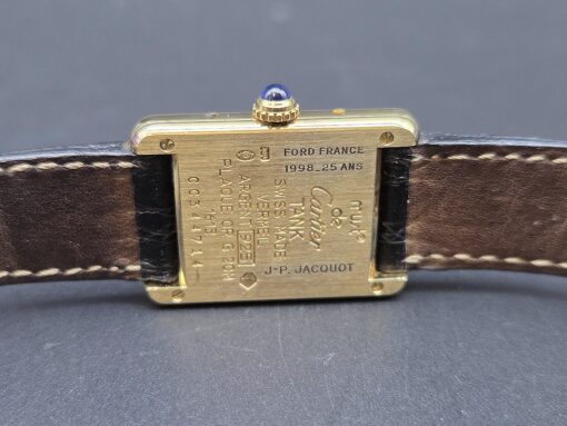 Cartier Tank Vermeil 2 500 € réf.: 1613