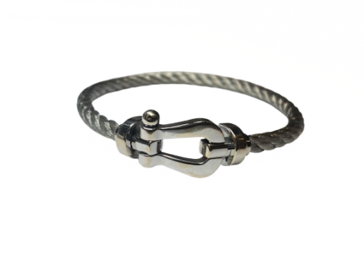 BRACELET FRED FORCE 10 GM OR 18K ET ACIER
