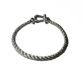 BRACELET FRED FORCE 10 GM OR 18K ET ACIER — photo 3