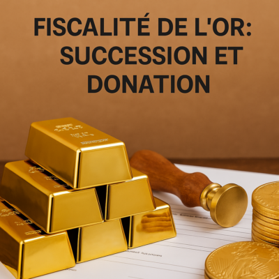 Fiscalité de l’or : succession et donation