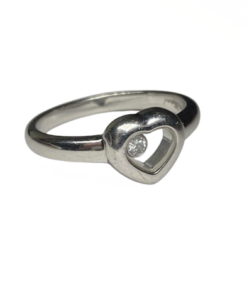 BAGUE CHOPARD HAPPY DIAMONDS OR 18K DIAMANTS (T.51)