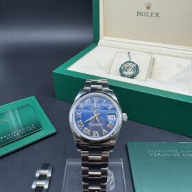 Rolex Datejust 31 Bleu Azzuro ref 278240 Boite Papier — photo 3