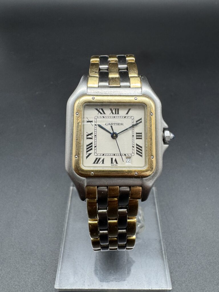 Cartier Panthere ref 187949 Or Acier Boite Papier