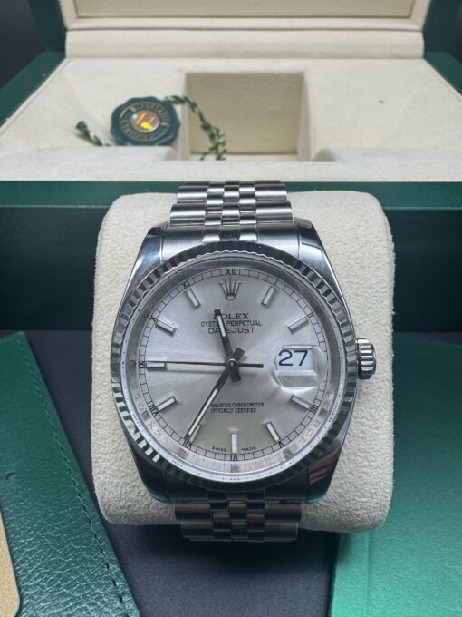 ROLEX DATEJUST 36 REF 116234 CADRAN GRIS