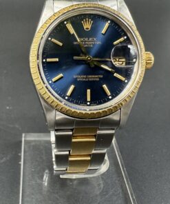 Rolex Oyster Perpetual Date REF 15053 Cadran Bleu