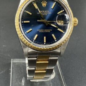 Rolex Oyster Perpetual Date ref 15053 Cadran Bleu — photo 1
