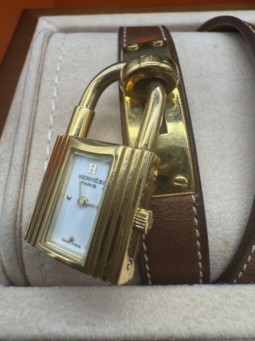 Hermès Kelly Quartz Cadran Blanc