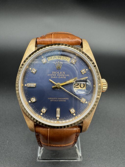 Rolex Day-Date 36 18038 index diamants année 1982