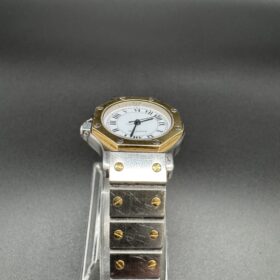 Cartier Santos Octagon ref 0907 Or/Acier année 1990 — photo 4