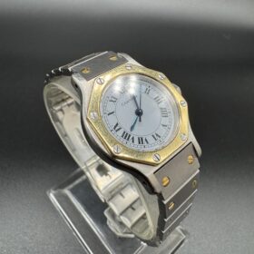 Cartier Santos Octagon ref 0907 Or/Acier année 1990 — photo 6