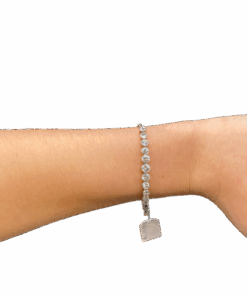 BRACELET OR 18K 11 DIAMANTS