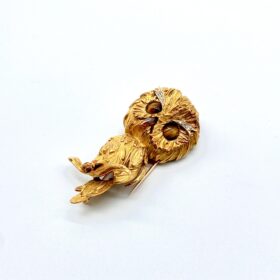 Broche Chouette or 18K — photo 2