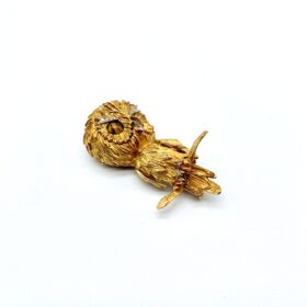 Broche Chouette or 18K — photo 6