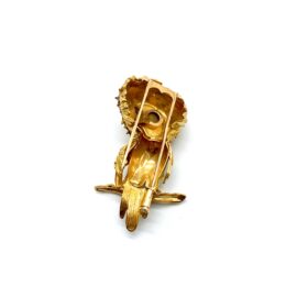 Broche Chouette or 18K — photo 4