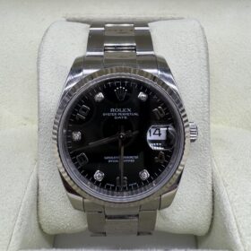 Rolex Oyster Perpetual Date 115234 Index Diamant année 2006 — photo 1