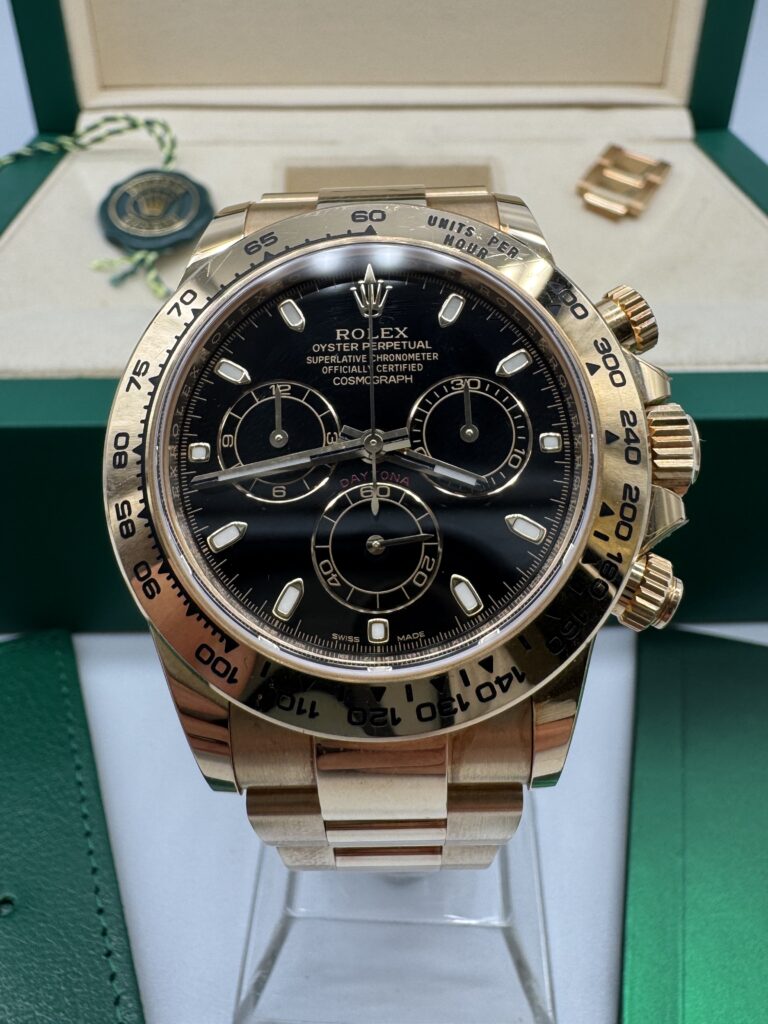 Rolex Daytona ref 116508 Or année 2020 Full Set