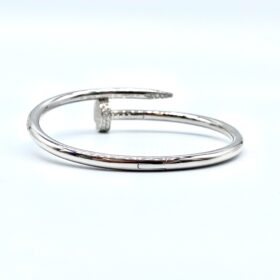 Bracelet Juste un Clou Semi pave Or blanc — photo 6