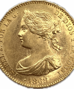 10 escudos d’Isabelle II (1868)