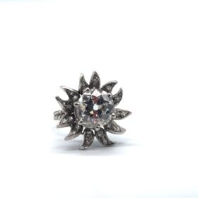 Bague or blanc 18K — photo 1