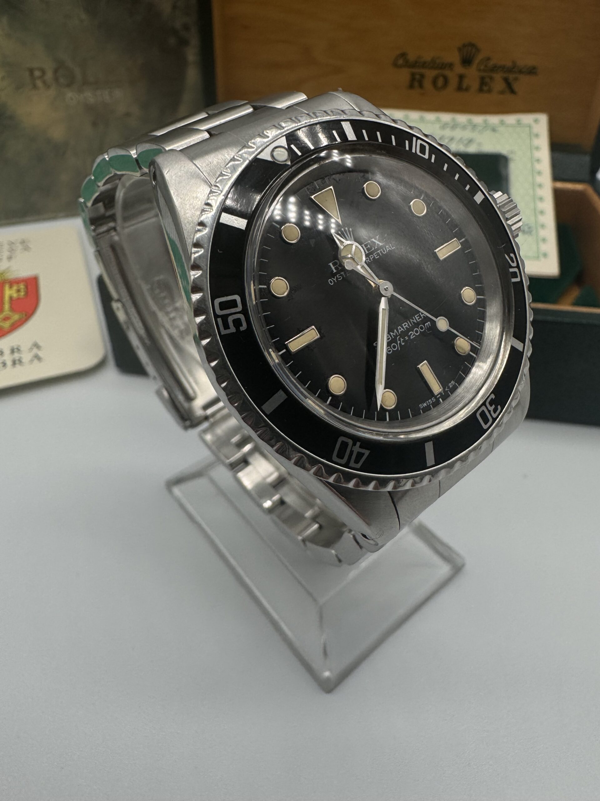 Rolex Submariner (No Date) ref 5513 année 1965 Full Set