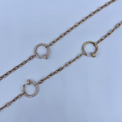 Sautoir Cartier or et diamants 