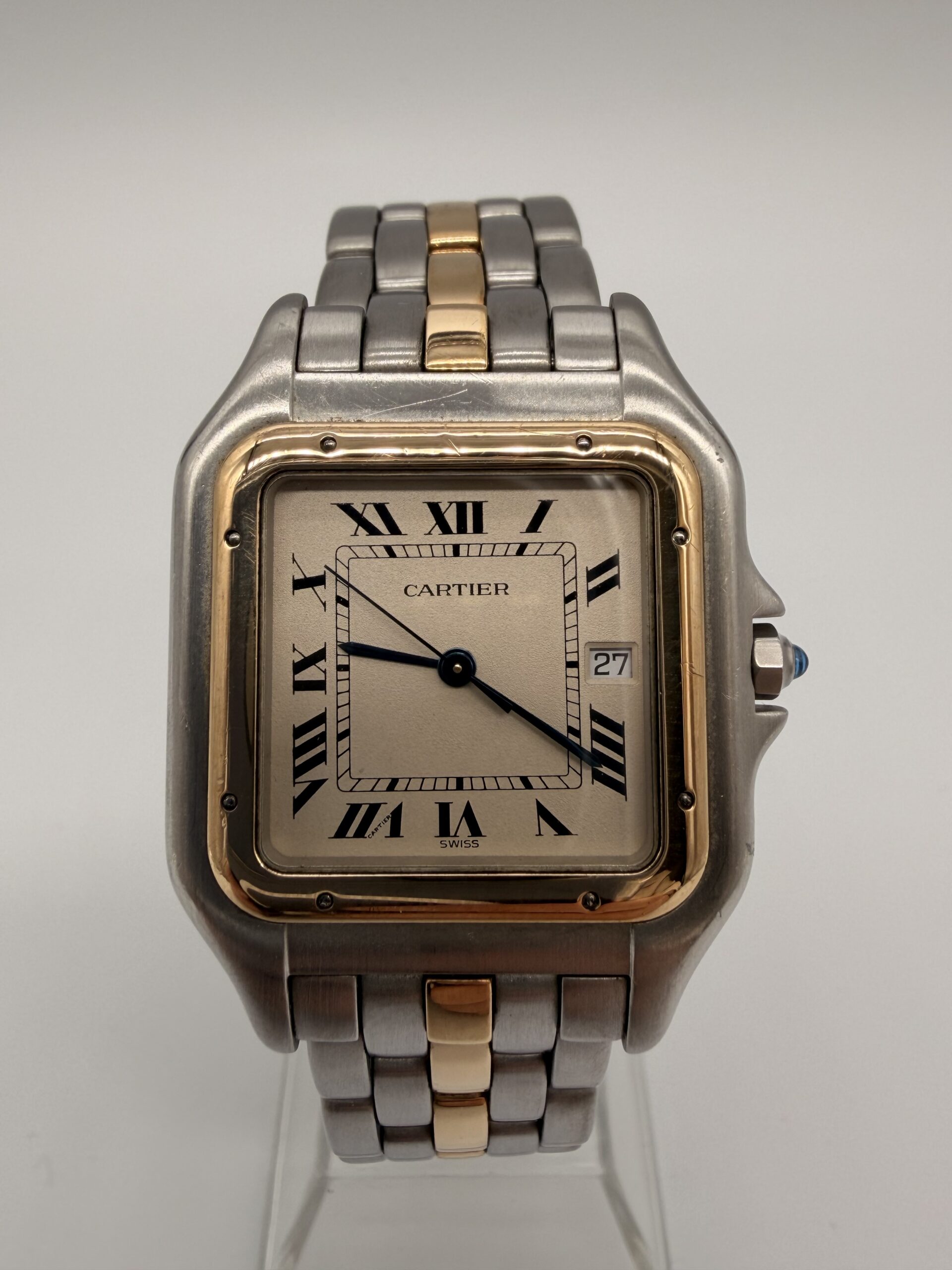 Cartier Panthère ref 187957 or et acier année 1990
