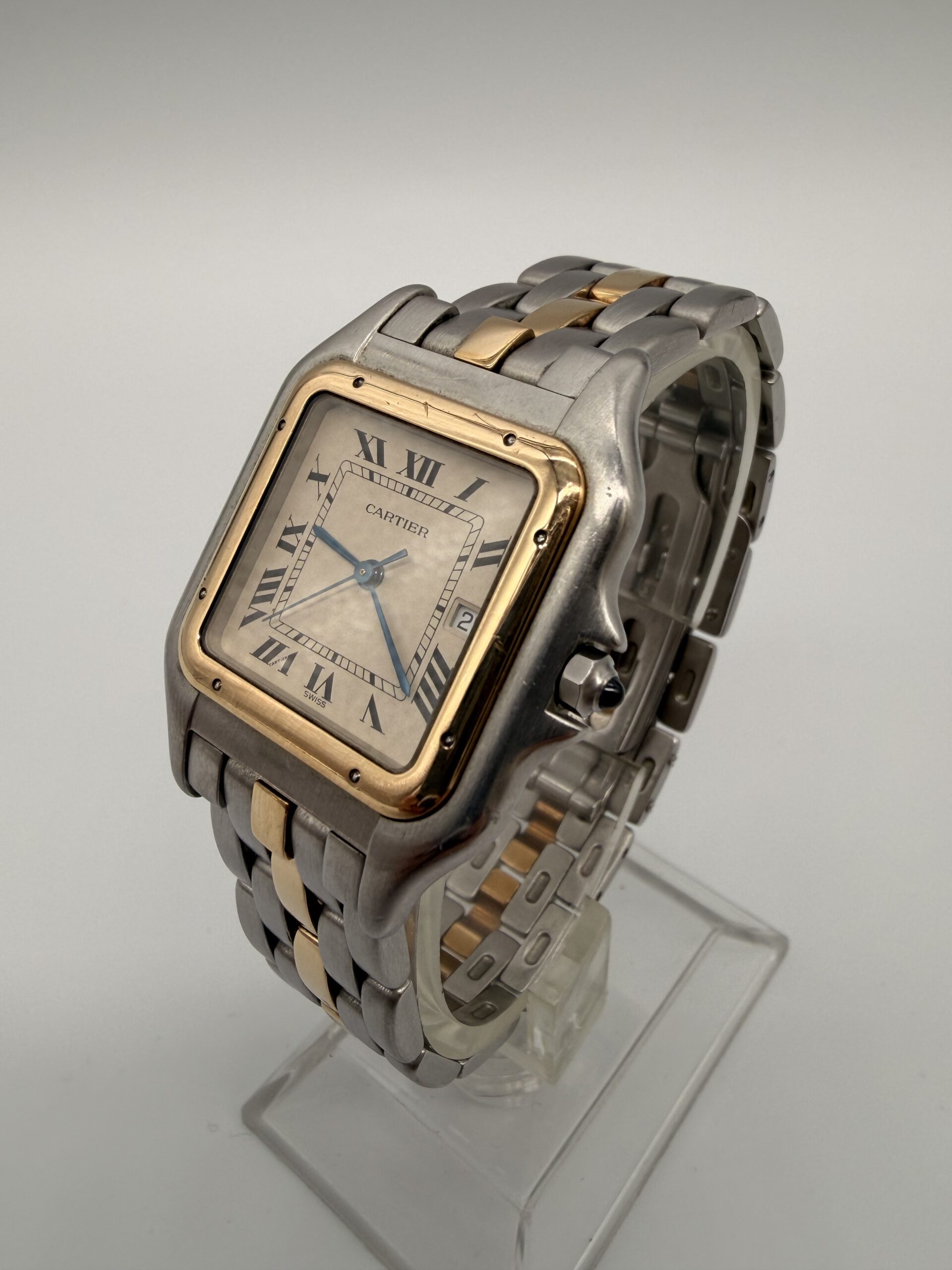 Cartier Panthère ref 187957 or et acier année 1990