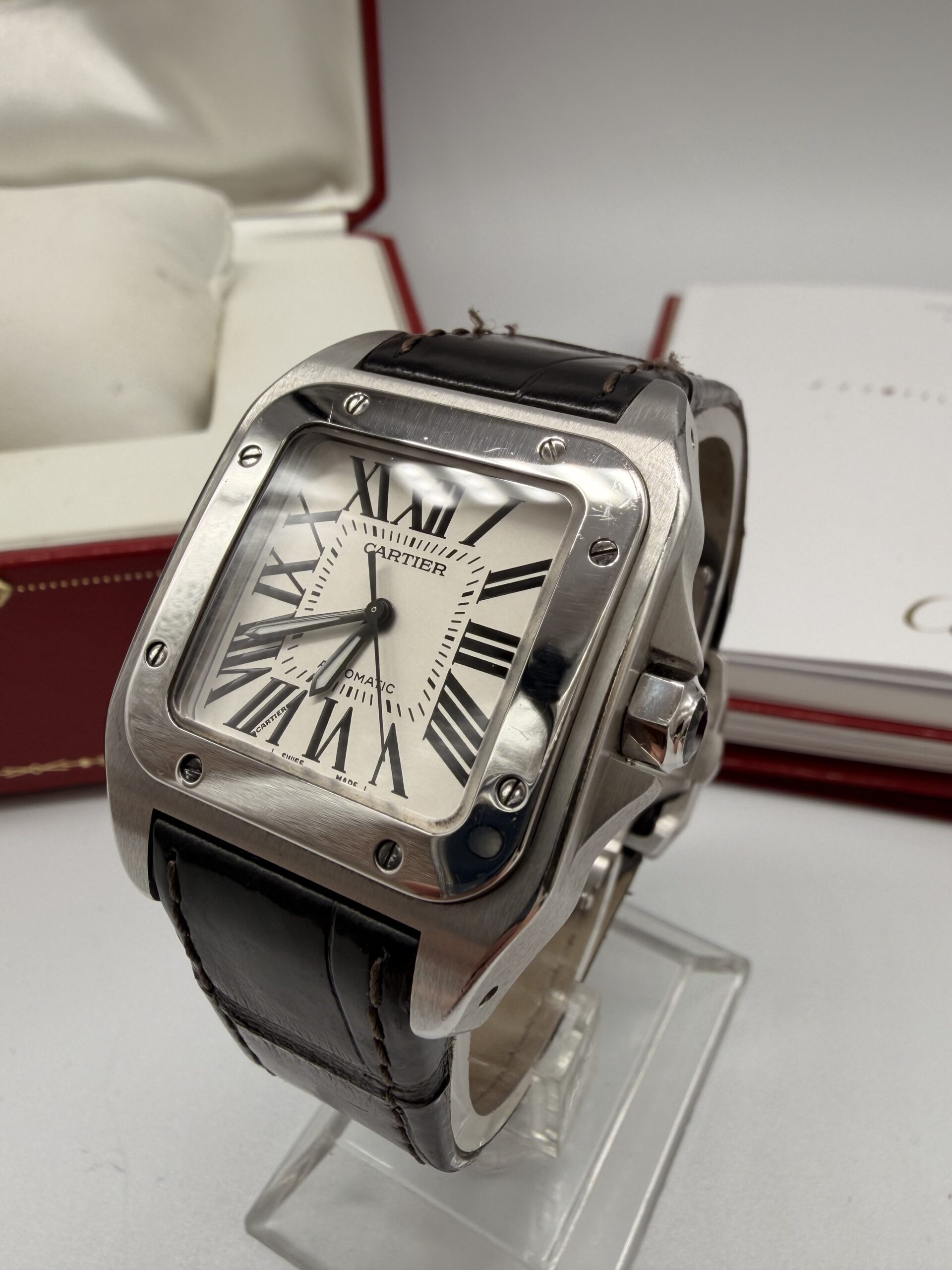 Cartier Santos 100 ref 2878 année 2010 full set
