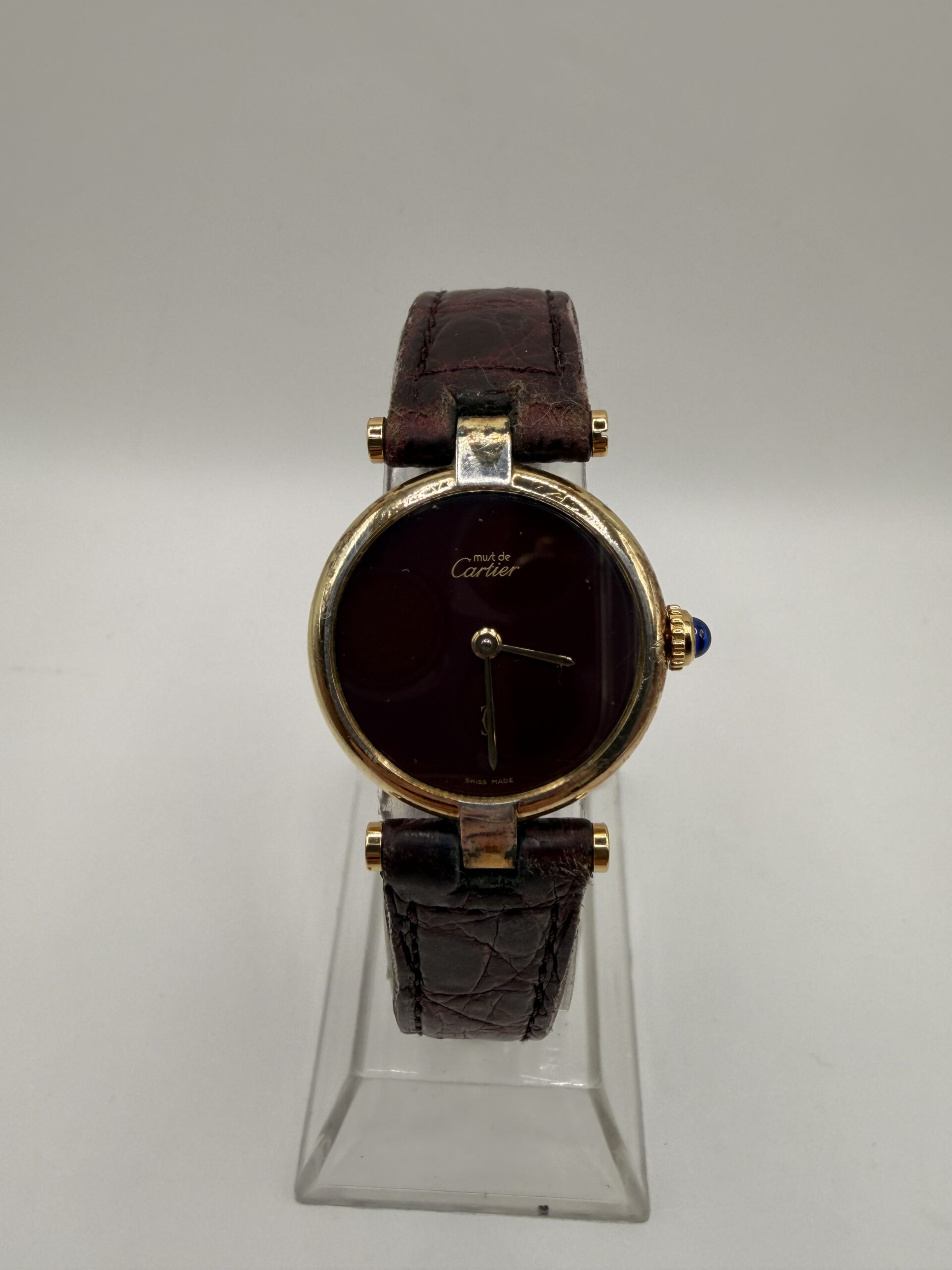 Cartier Trinity Vendome cadran bordeaux